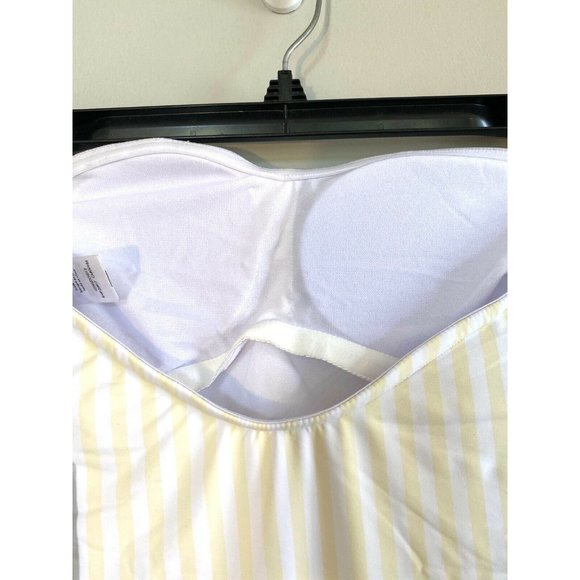 NWT WeWoreWhat Capri One Piece Striped Swim - Picture 5 of 10